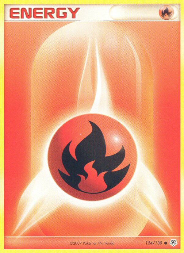 Diamond & Pearl Fire Energy Pokémon card