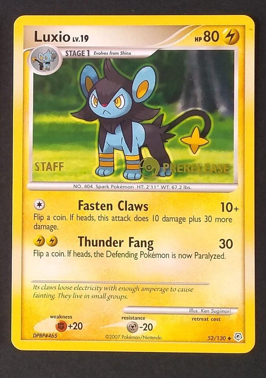 Diamond & Pearl Luxio [Pre-release-Staff] Pokémon card