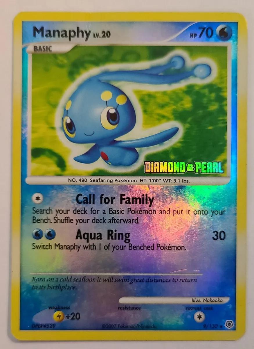 Diamond & Pearl Manaphy [Stamped] Pokémon card