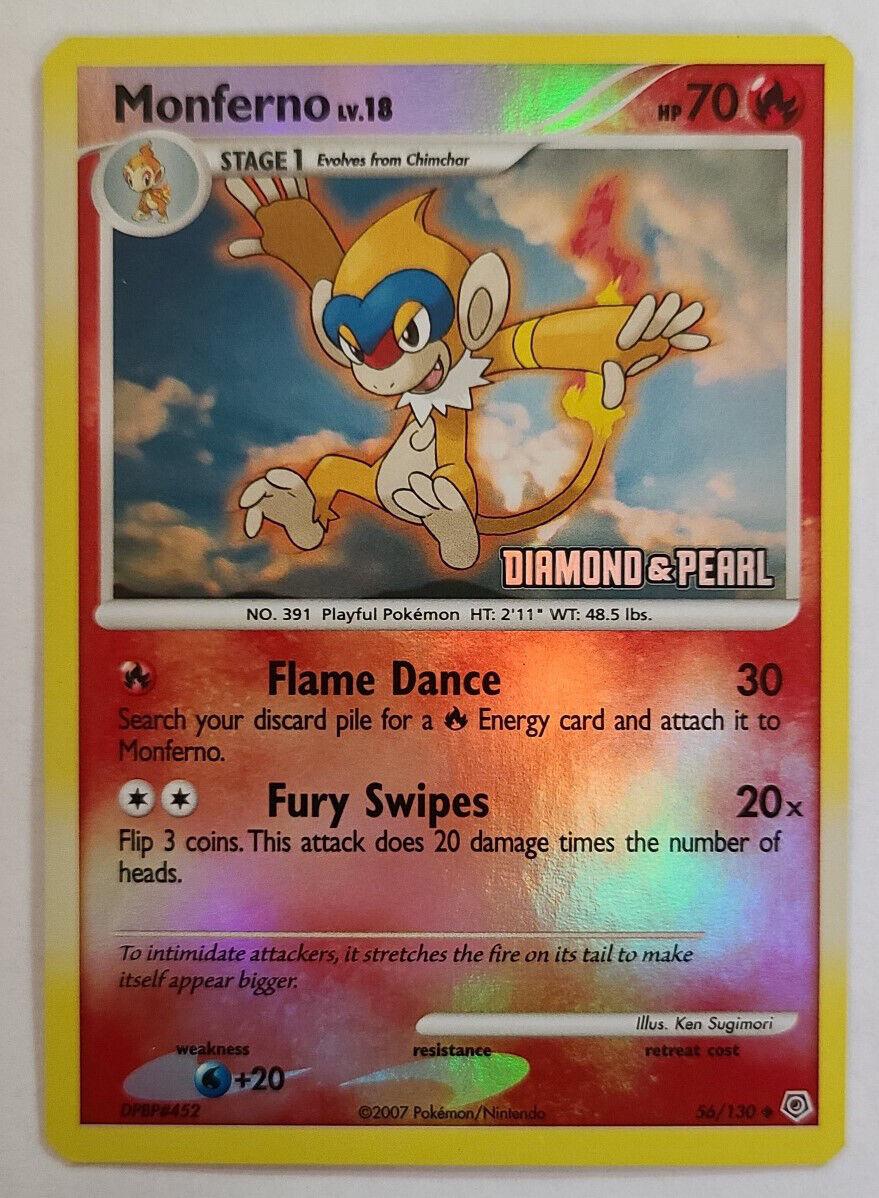 Diamond & Pearl Monferno [Stamped] Pokémon card