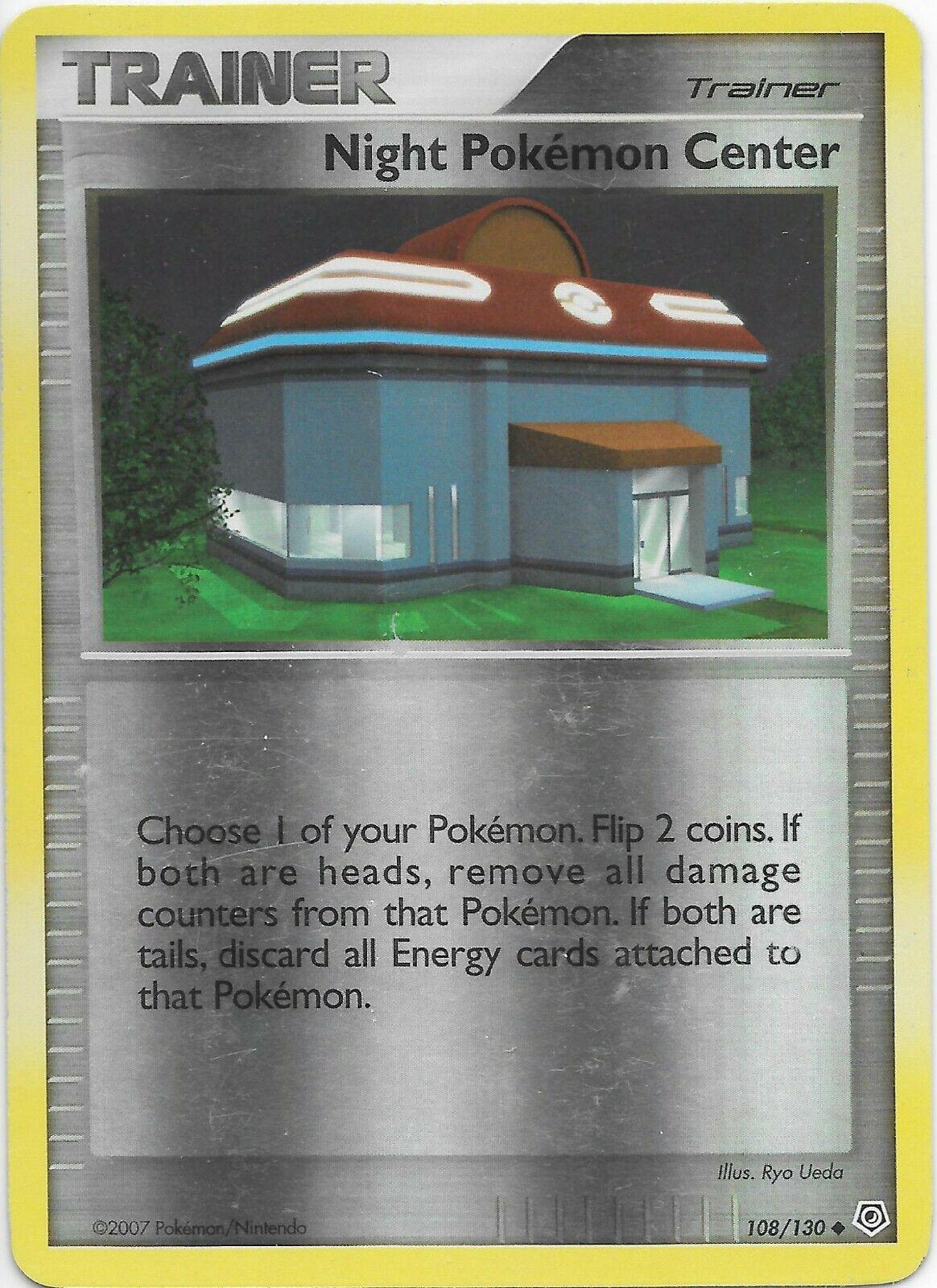 Night Pokemon Center [Reverse Holo]