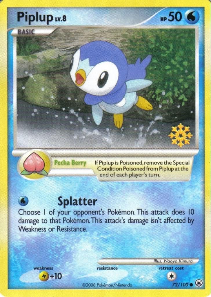 Diamond & Pearl Piplup [Countdown-Calendar-Promo] Pokémon card