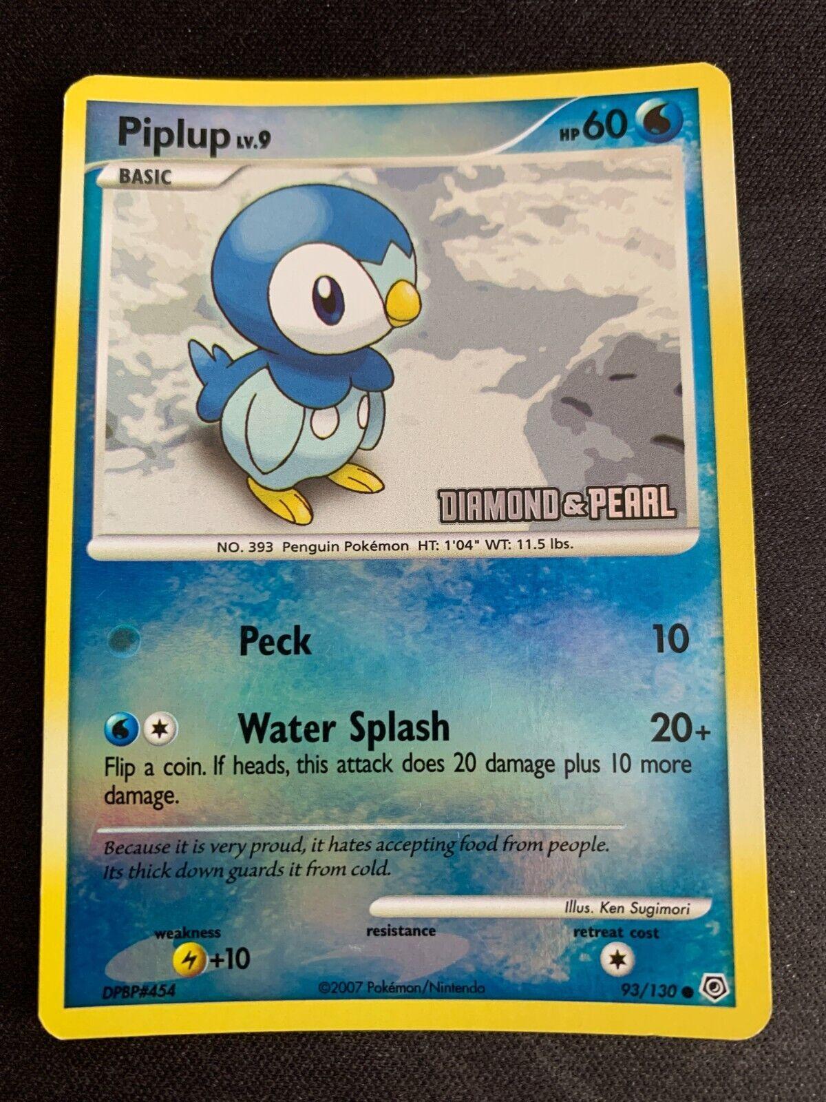 Diamond & Pearl Piplup [Stamped] Pokémon card
