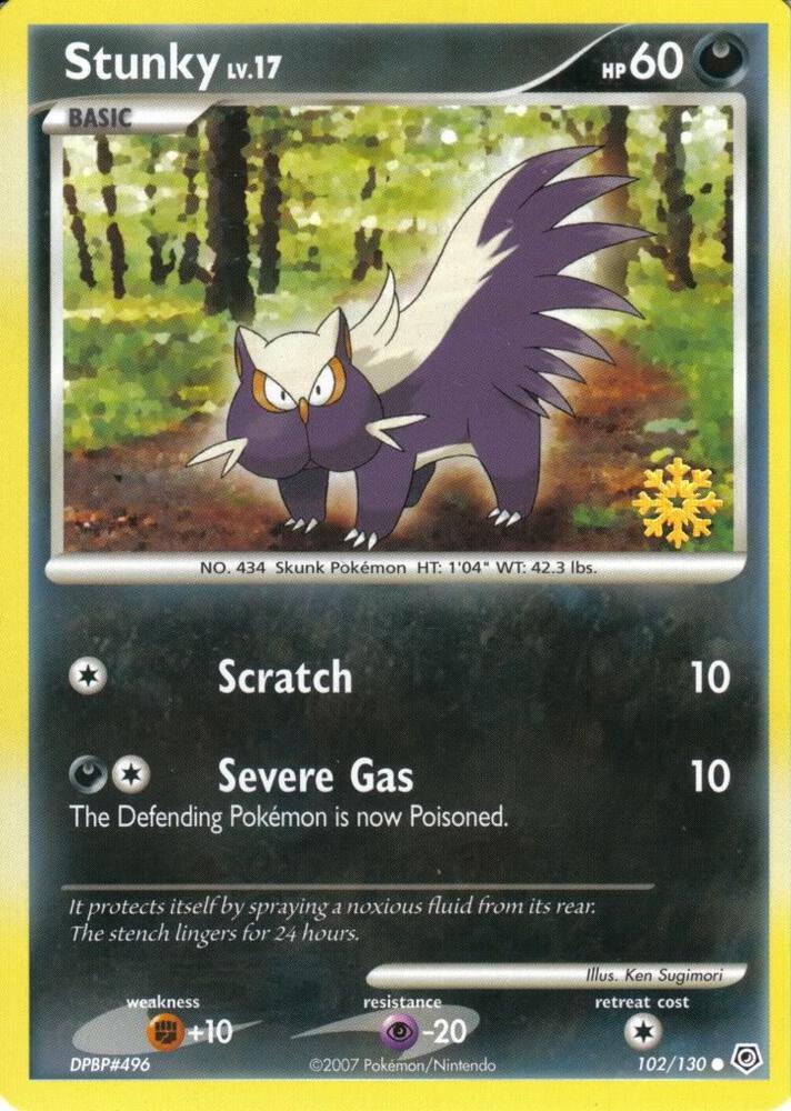 Diamond & Pearl Stunky [Countdown-Calendar] Pokémon card