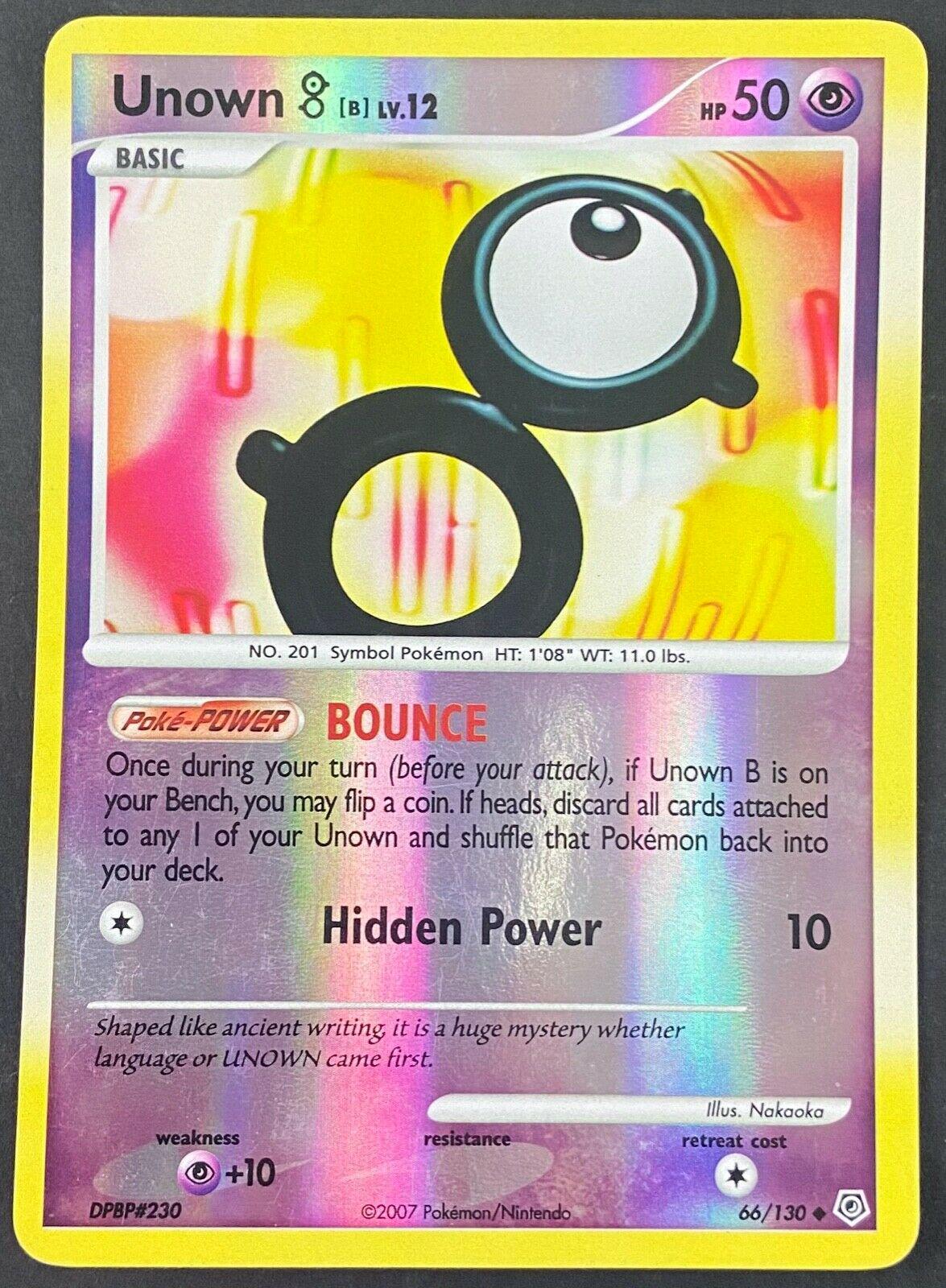 Unown B [Reverse Holo]