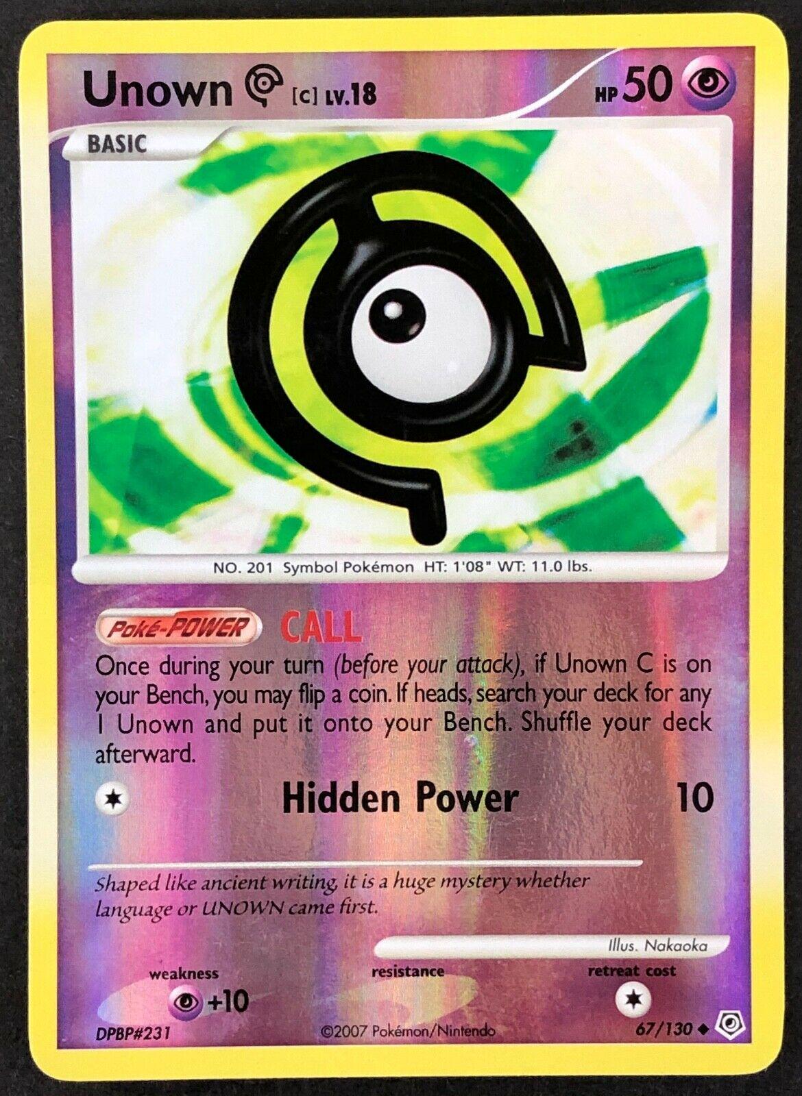 Unown C [Reverse Holo]
