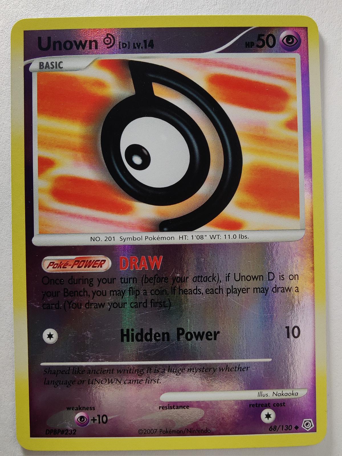 Unown D [Reverse Holo]