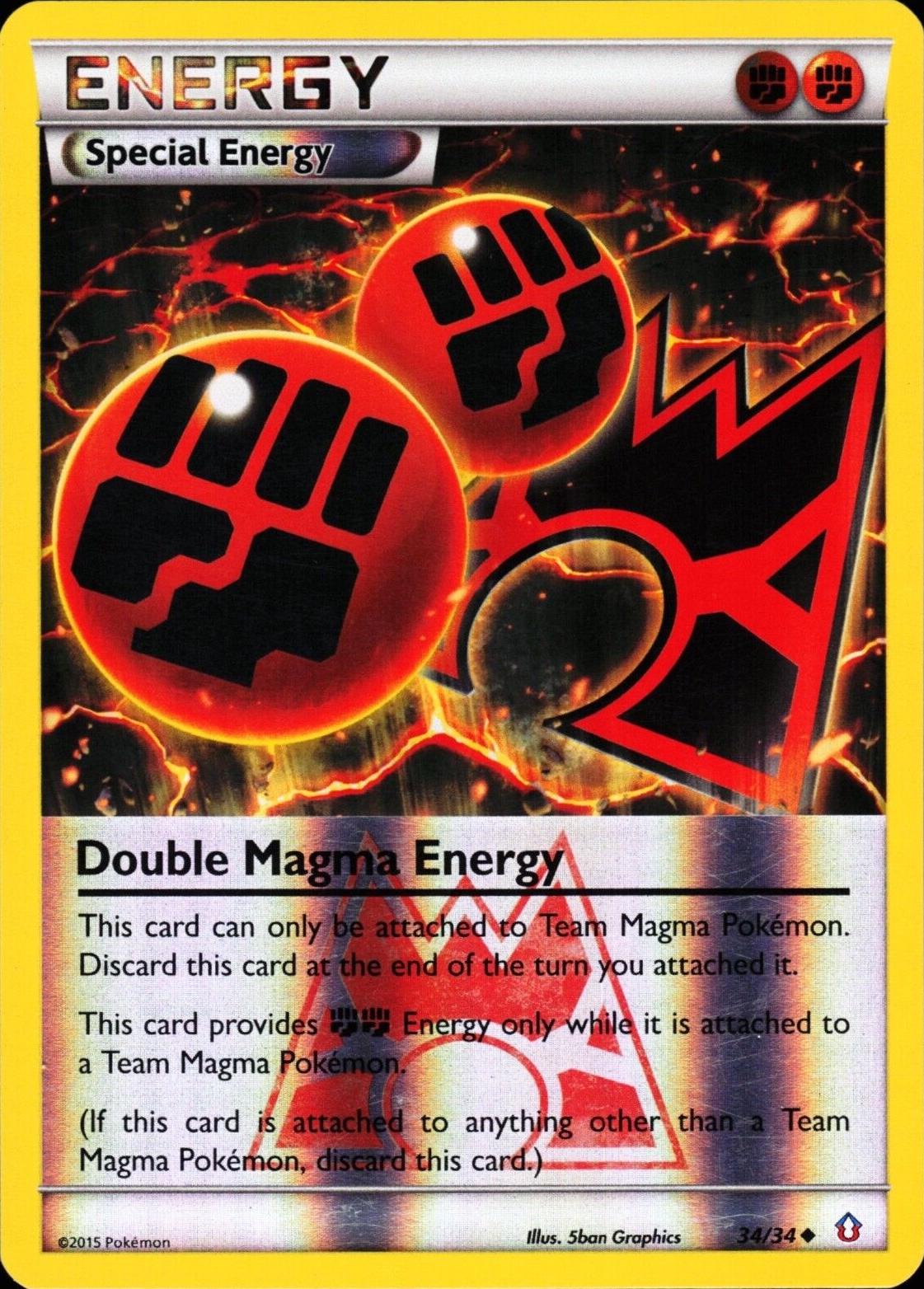 Double Magma Energy [Reverse Holo]