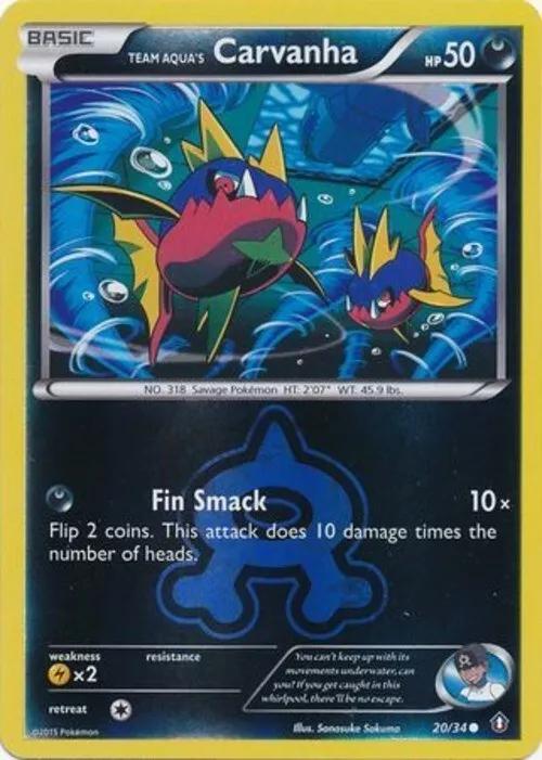 Team Aqua's Carvanha [Reverse Holo]