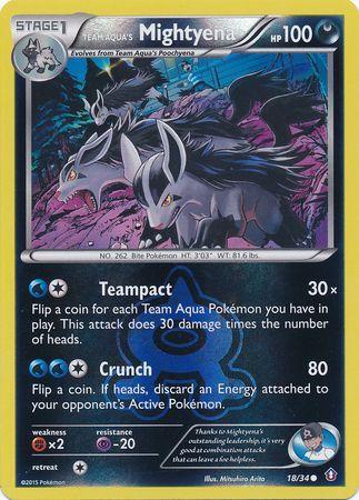 Team Aqua's Mightyena [Reverse Holo]