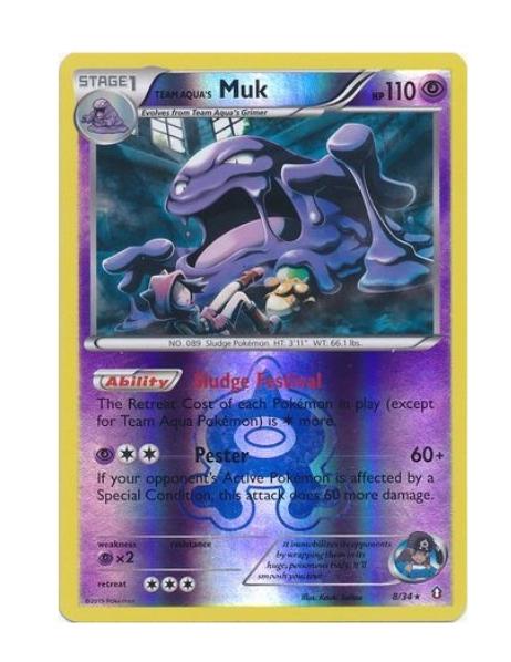 Team Aqua's Muk [Reverse Holo]