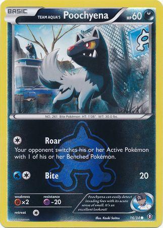 Team Aqua's Poochyena [Reverse Holo]