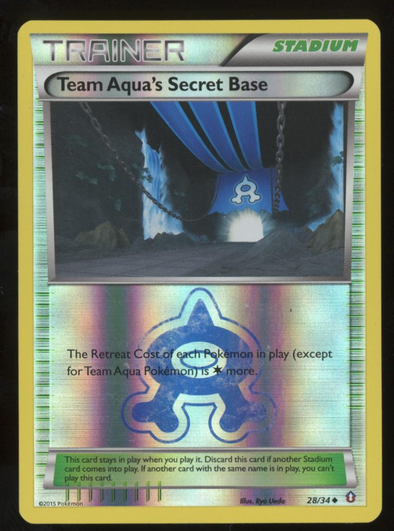 Team Aqua's Secret Base [Reverse Holo]