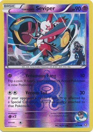 Team Aqua's Seviper [Reverse Holo]