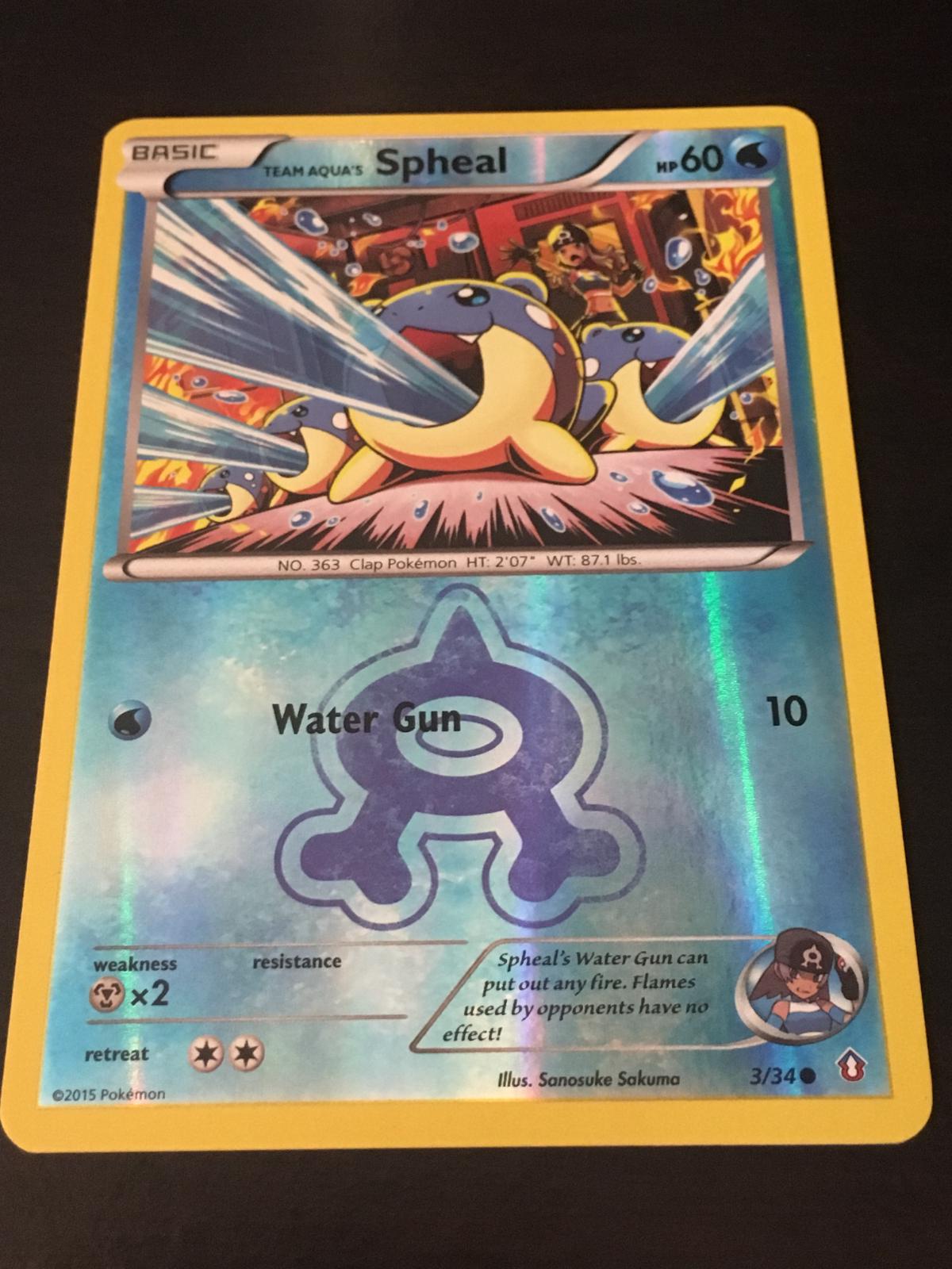 Team Aqua's Spheal [Reverse Holo]