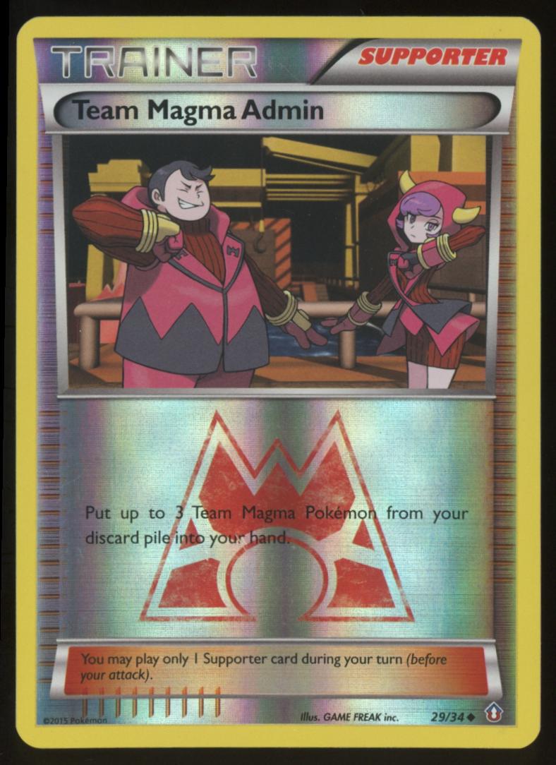 Team Magma Admin [Reverse Holo]