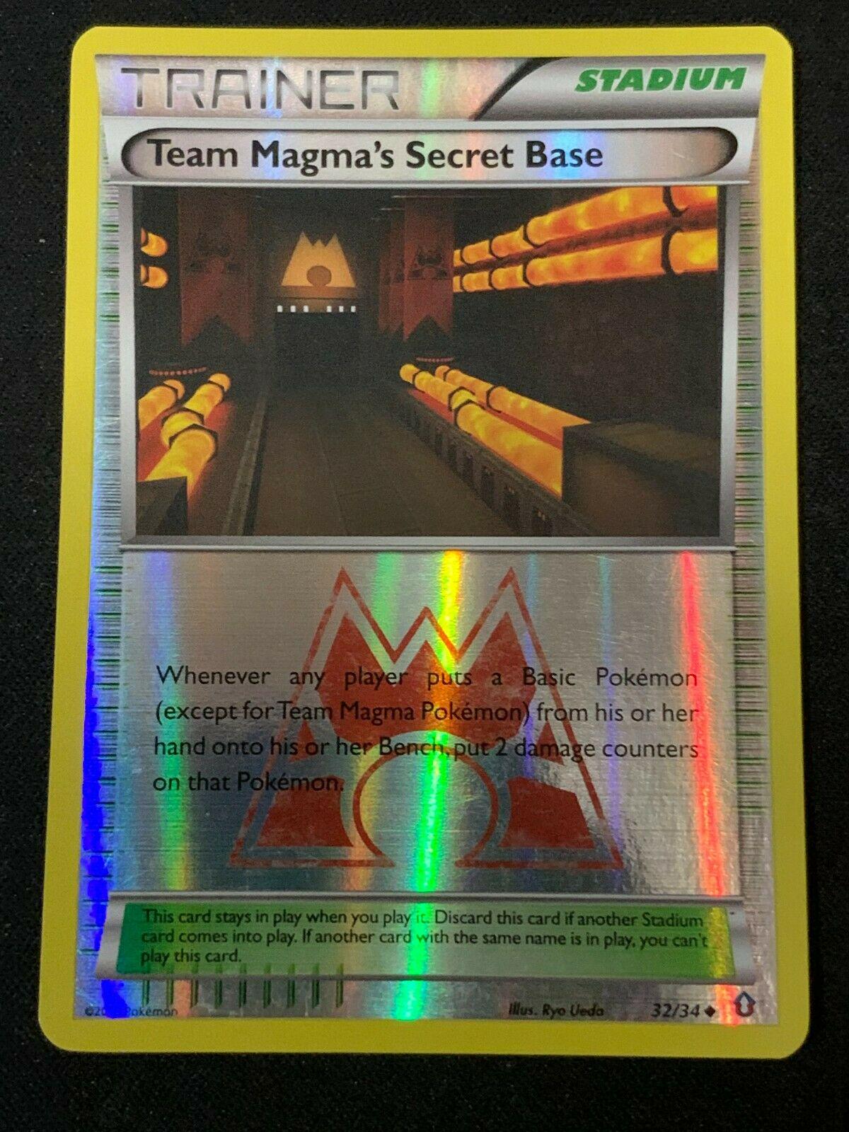 Team Magma's Secret Base [Reverse Holo]