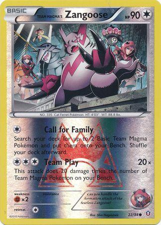 Team Magma's Zangoose [Reverse Holo]