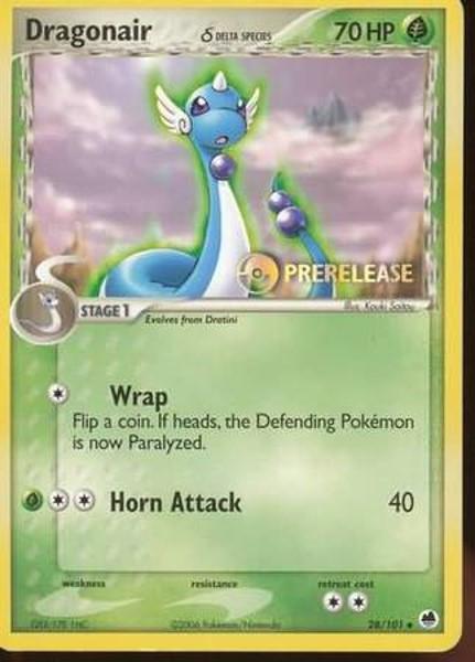 Dragon Frontiers Dragonair [Prerelease] Pokémon card