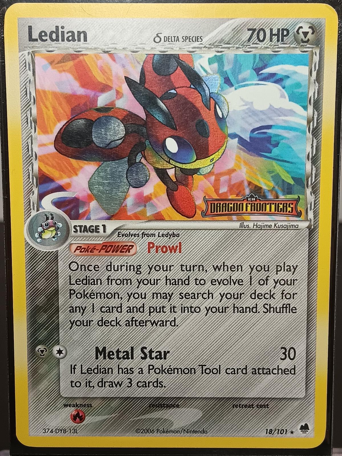 Dragon Frontiers Ledian [Stamped] Pokémon card