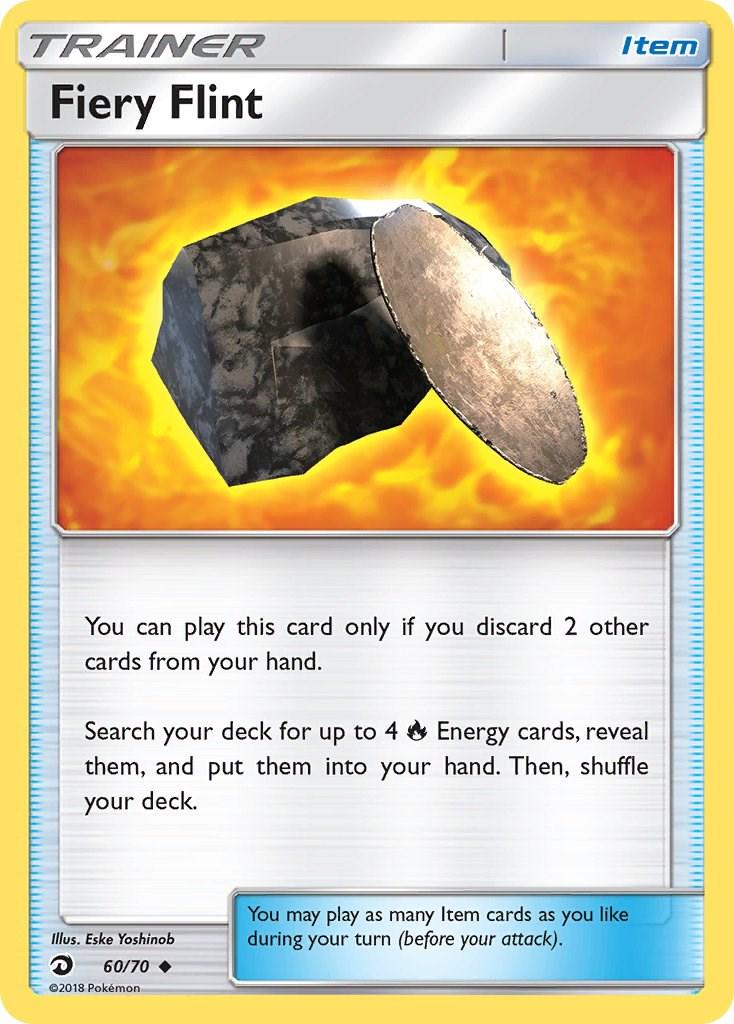 Dragon Majesty Fiery Flint Pokémon card