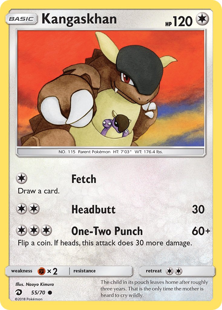 Dragon Majesty Kangaskhan Pokémon card