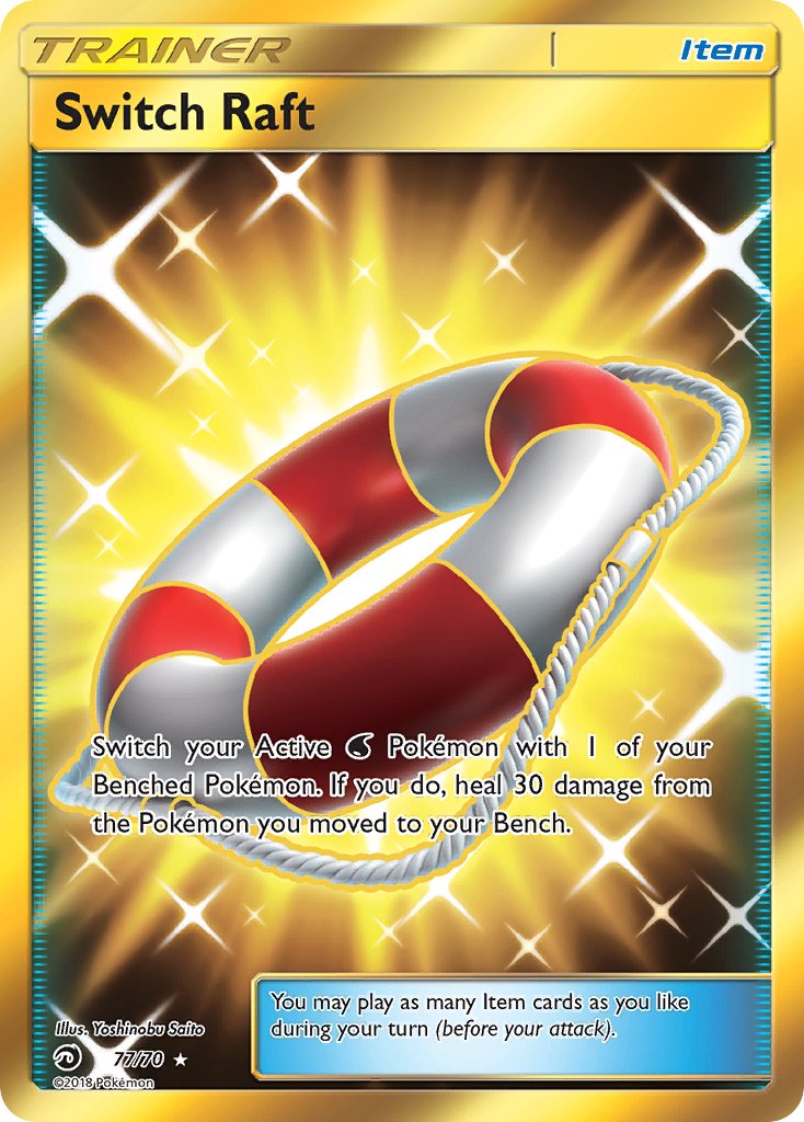Dragon Majesty Switch Raft Pokémon card