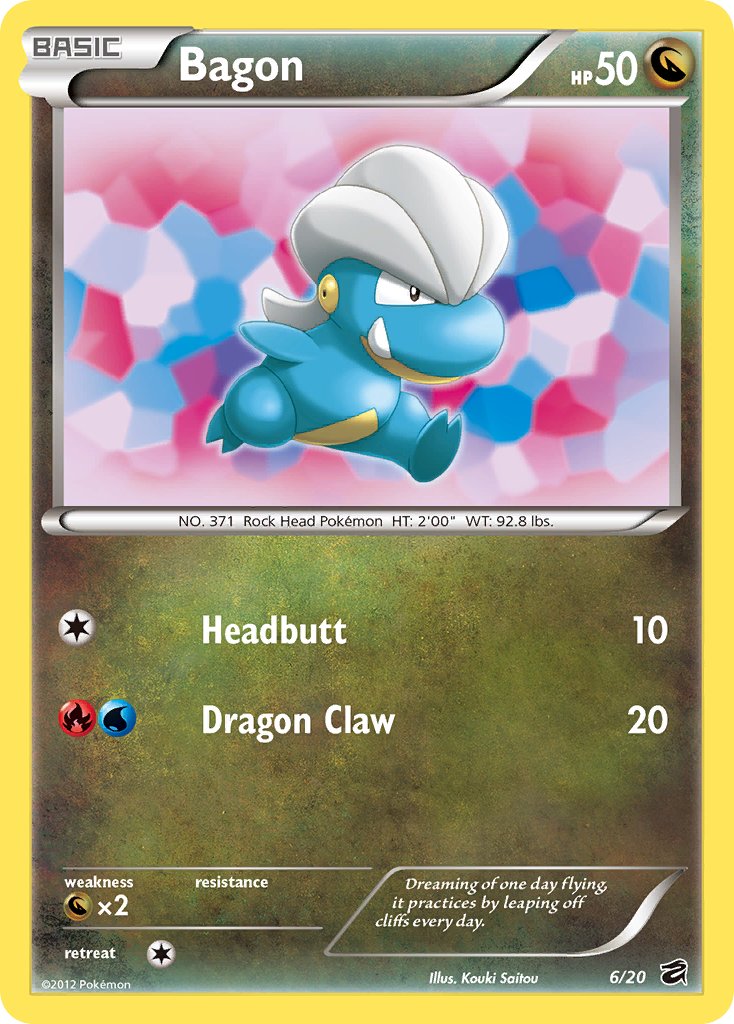 Dragon Vault Bagon Pokémon card