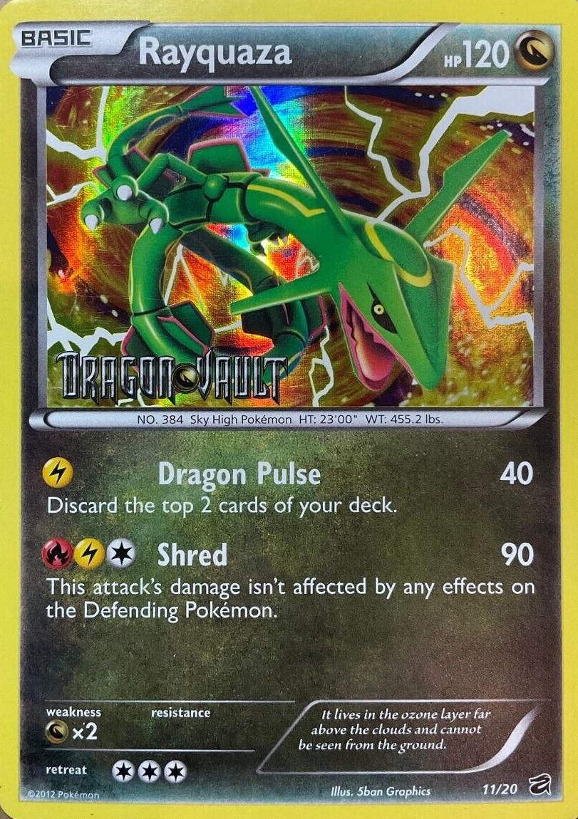 Dragon Vault Rayquaza [Stamped] Pokémon card