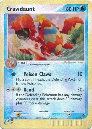 Crawdaunt [Reverse Holo]