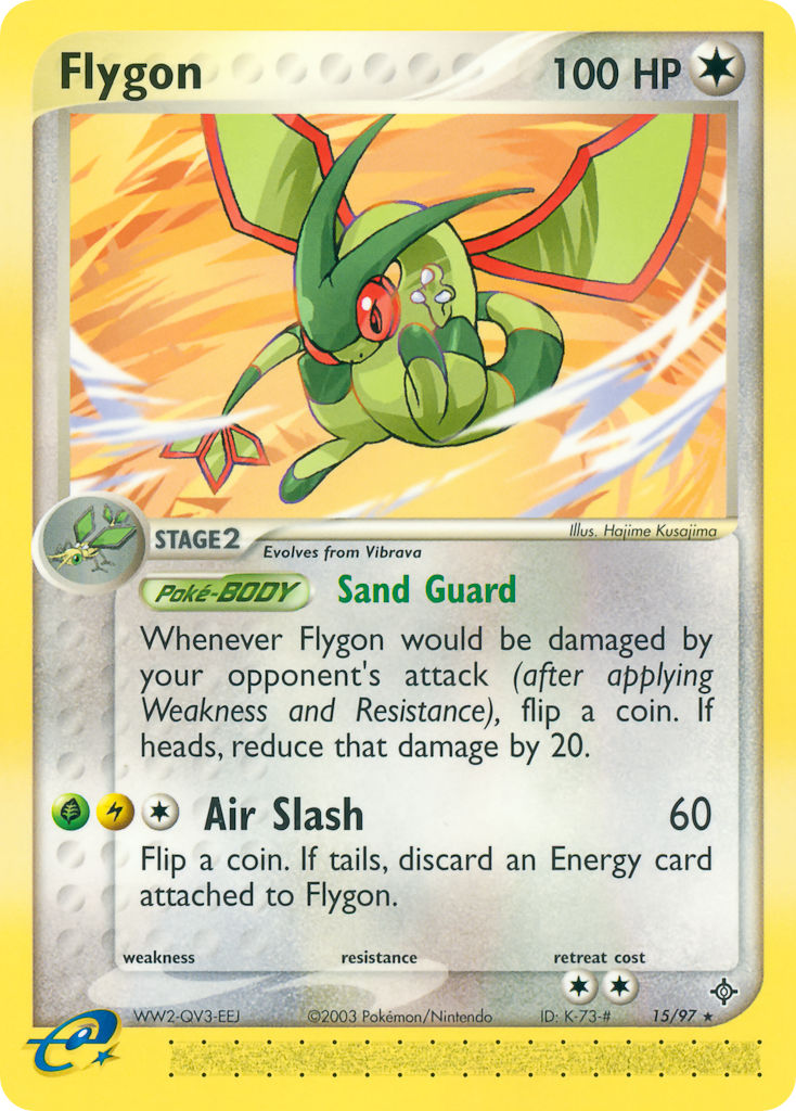 Dragon Flygon Pokémon card