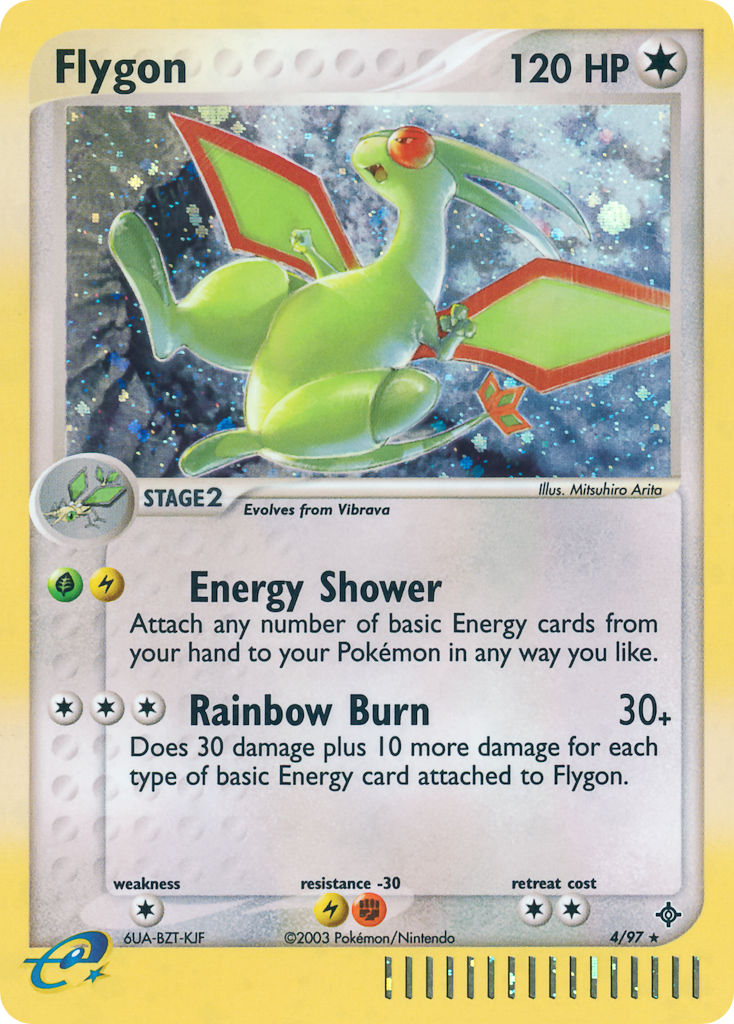 Dragon Flygon Pokémon card