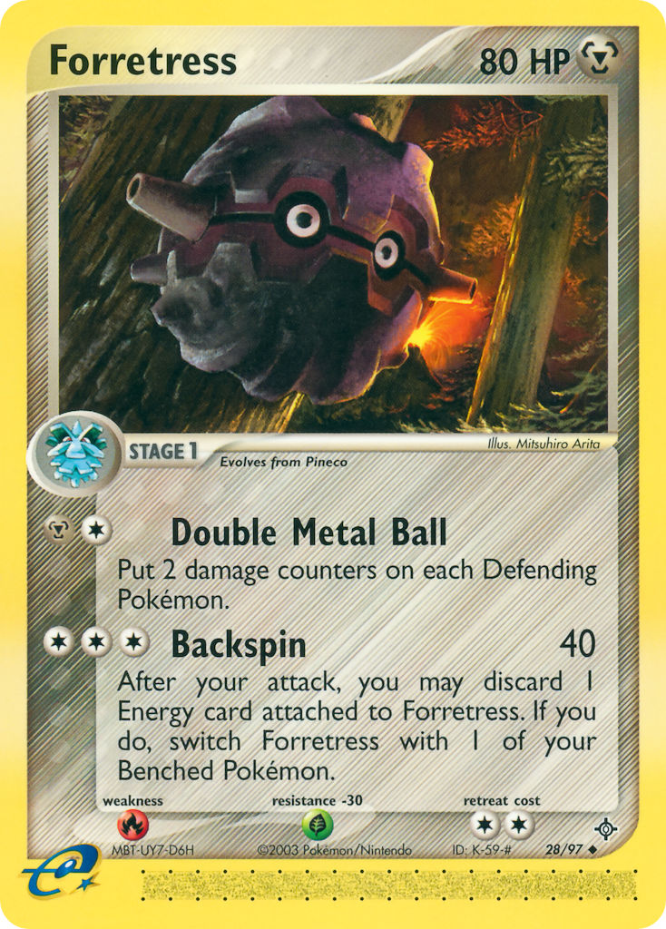 Dragon Forretress Pokémon card