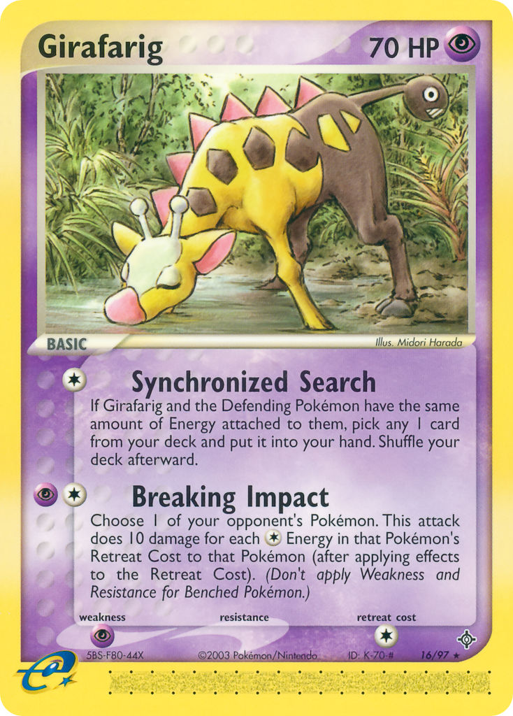 Girafarig [Reverse Holo]