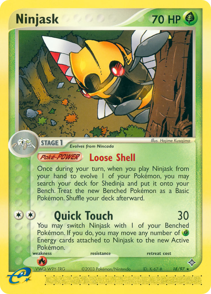 Dragon Ninjask Pokémon card
