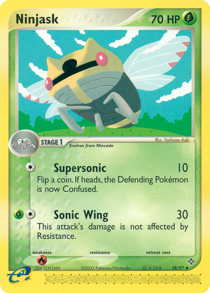 Dragon Ninjask Pokémon card