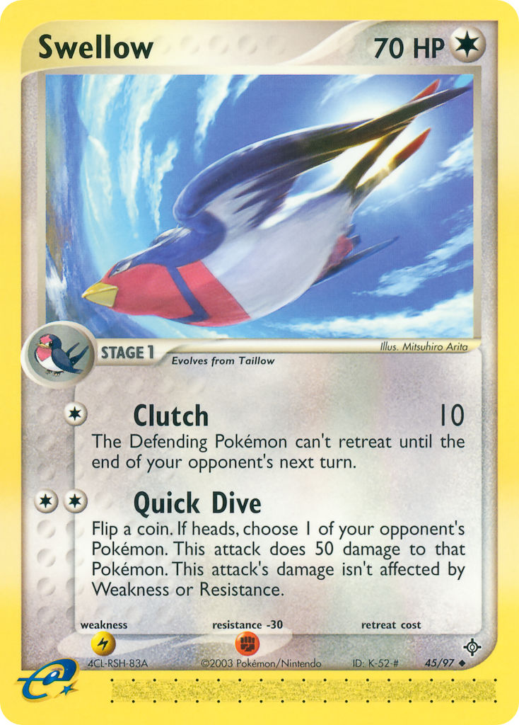 Dragon Swellow Pokémon card