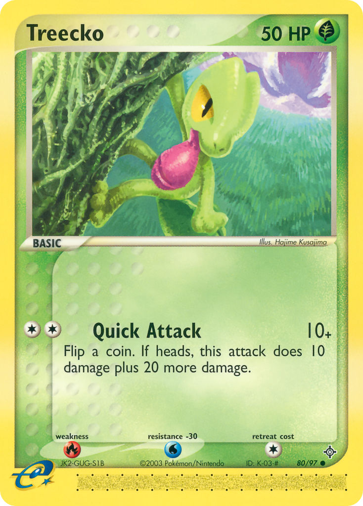 Dragon Treecko Pokémon card
