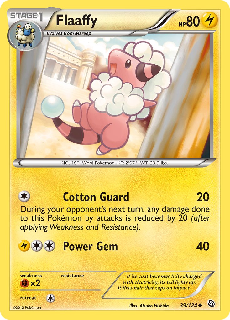 Dragons Exalted Flaaffy Pokémon card