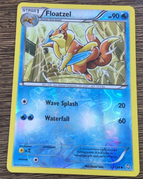 Floatzel [Reverse Holo]