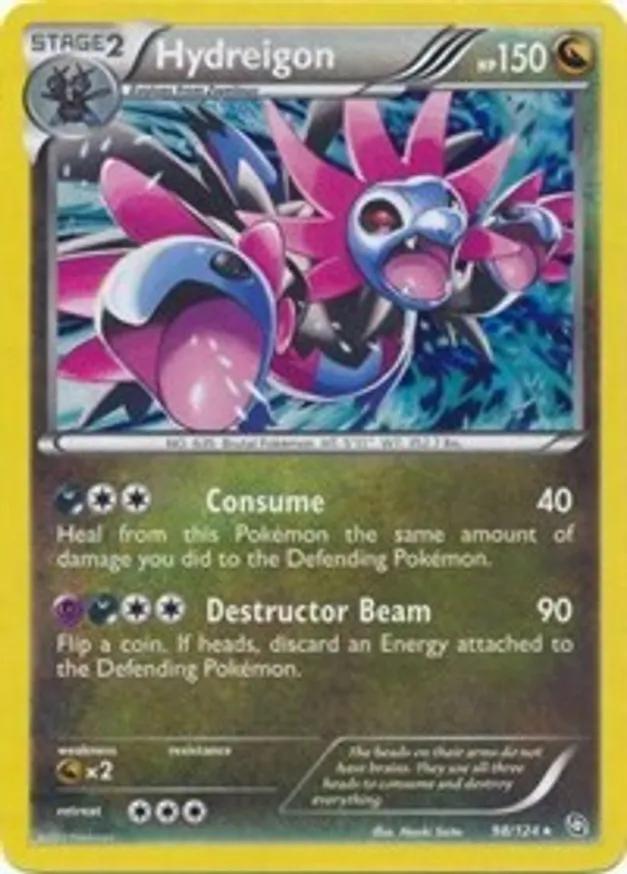 Dragons Exalted Hydreigon [Cracked-Ice-Holo] Pokémon card