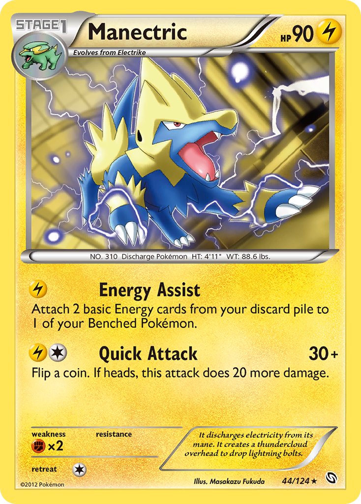 Dragons Exalted Manectric Pokémon card