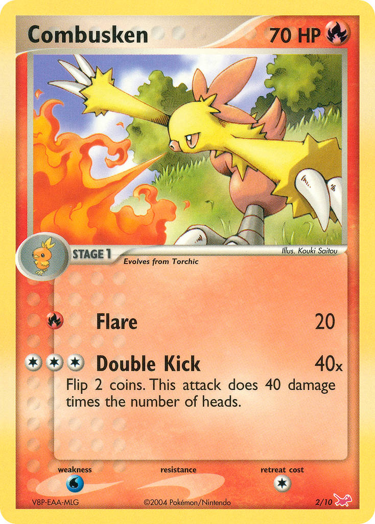 EX Latias & Latios Combusken Pokémon card