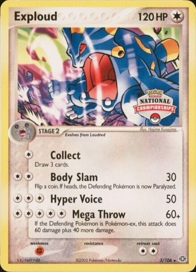 Emerald Exploud [National-Championships] Pokémon card