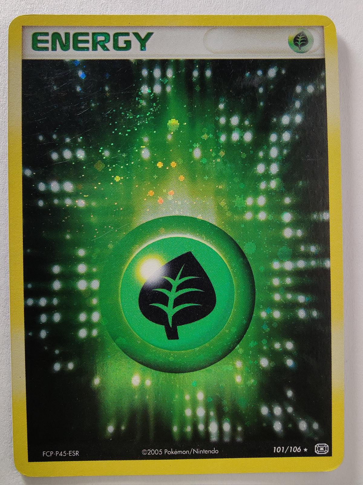Emerald Grass Energy [Holo] Pokémon card