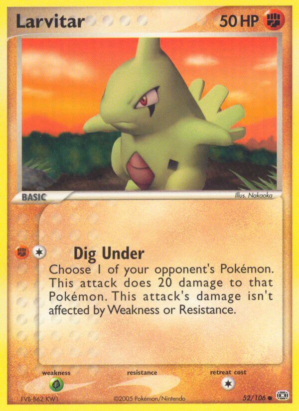 Larvitar [Reverse Holo]