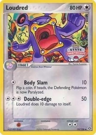 Emerald Loudred [State-Championships] Pokémon card