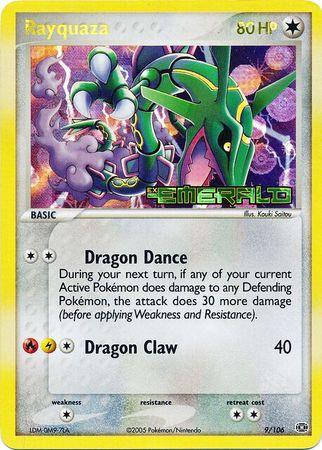 Emerald Rayquaza [Reverse Holo] Pokémon card