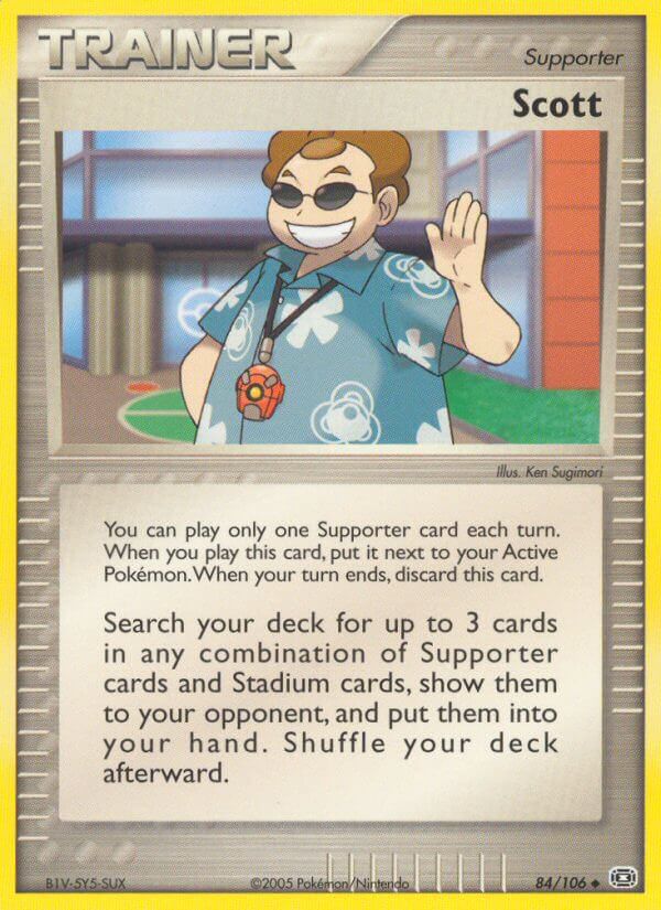 Emerald Scott Pokémon card
