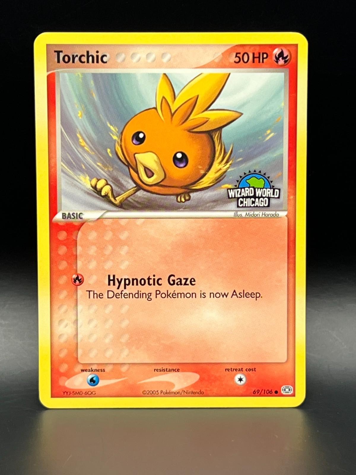 Emerald Torchic [Wizard-World-Chicago] Pokémon card